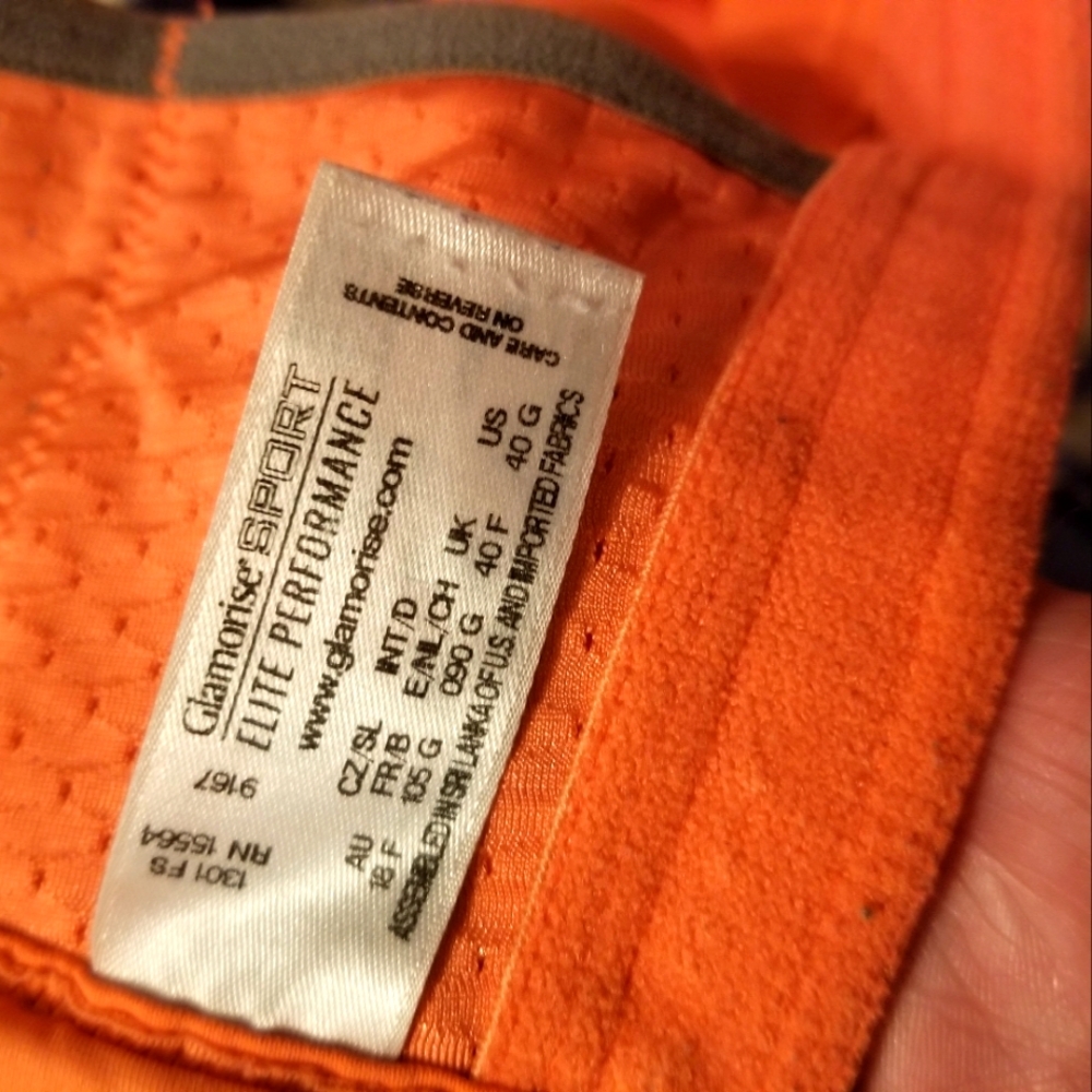 Glamorise Sport Elite Performance 40G Coral with Gray Trims - Picture 3 of 6